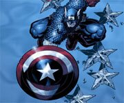 Captain America in padure