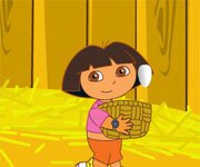 Dora prinde oua in cos Dora prinde oua in cos