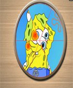 Puzzle rotund spongebob Puzzle rotund spongebob
